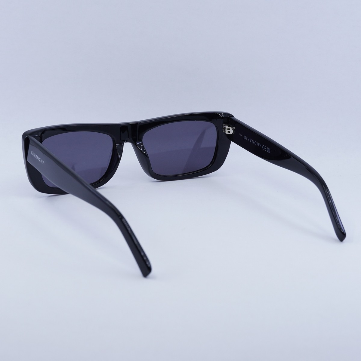 New GIVENCHY GV40047U 01A Shiny Black/Grey 57-18-145 Sunglasses | eBay