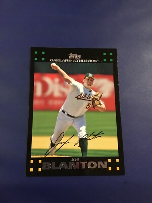 2007 Topps # 99 JOE BLANTON Oakland Athletics A's Set Break MINT 
