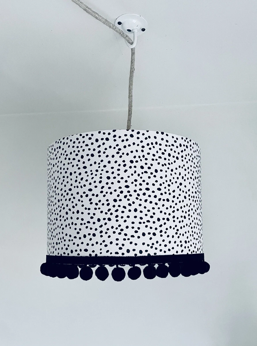 Black and white 2024 polka dot lamp