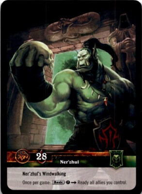 Ner'Zhul Alternate Art #2 World of Warcraft TCG WOW Timewalkers | eBay