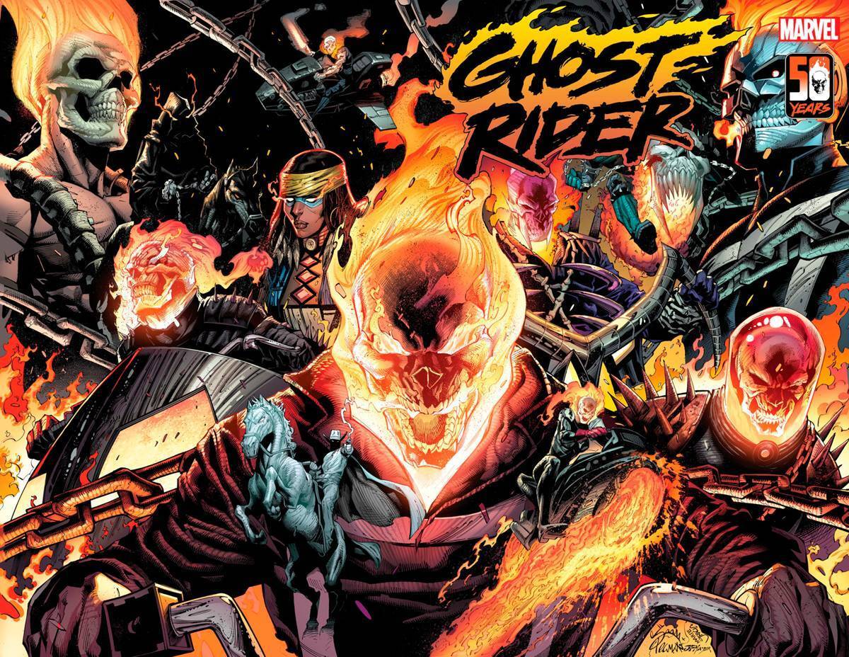 GHOST RIDER #1 STEGMAN WRAPAROUND VAR MARVEL COMICS | eBay