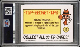 1989 Topps Nintendo Legend of Zelda #10 Game Tip Stickers PSA 10 Logo NES Rookie