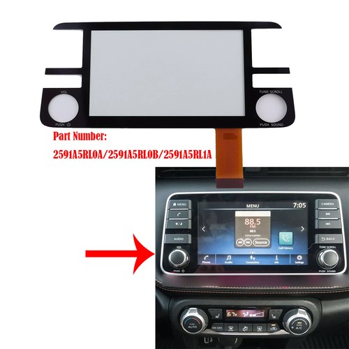 7" Touch Screen LCD Digitizer For 2018-2021 Nissan Kick Versa Radio Navigation