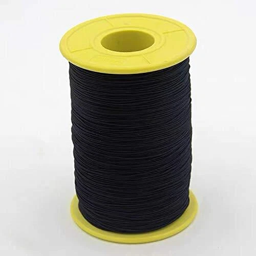 2 PCS 0.5mm White and Black Elastic Thread 547 Yard  - Image 3 of 3