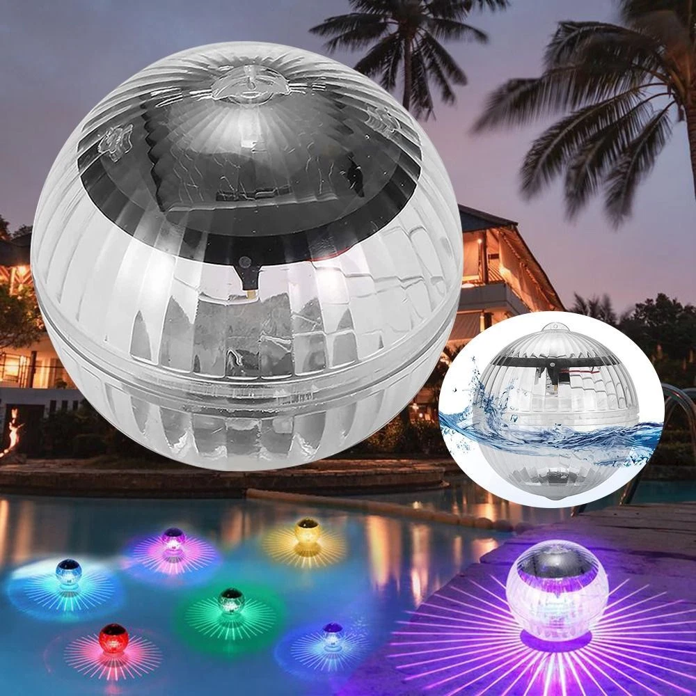 Pool Party Night Light Floating Ball Lamp Yard Pond Underwater Decoration Lamp