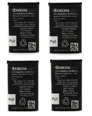4Pcs New OEM Kyocera SCP-73LBPS Battery for Kyocera DuraXV Extreme E4810 E4811
