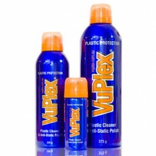 VuPlex Anti-Static Gloss & Glass Cleaner Spray Caravans Cars Boats Prote