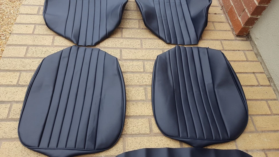 BMW E9 3.0CS 2800CS KIT DE ESTOFAMENTO BANCO DIANTEIRO VINIL ALEMÃO LINDO NOVO - Imagem 3 de 4