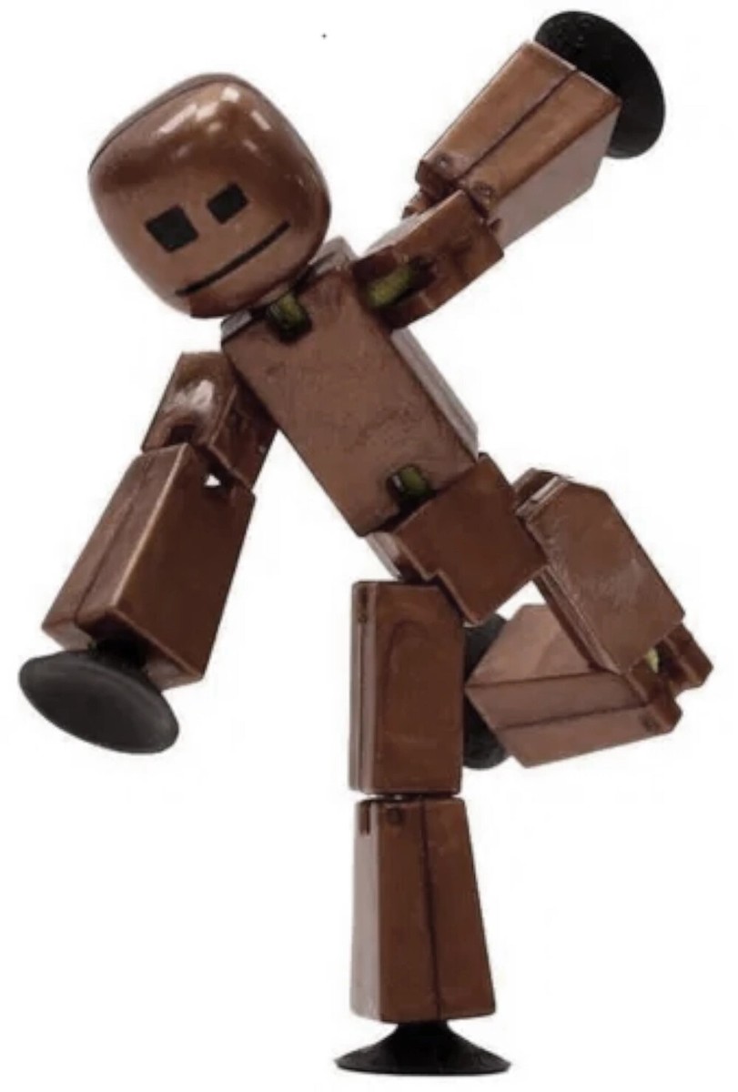 Buy Zing StikBot Dual Pack - Includes 2 StikBots - Collectible Action Figures and Accessories, Stop Motion Animation, Ages 4 and Up (Ice Blue+Solid Black Sparkle) Online at Low Prices in India