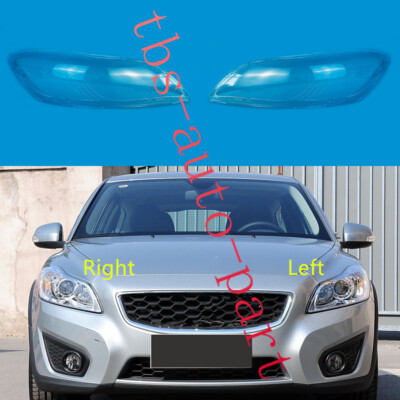 For Volvo C30 2011-2013 LH&RH Side Headlight Lens Cover Shell Housing