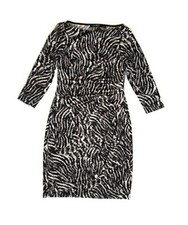 Lauren Ralph Lauren Women's Print Ruched Sheath Dress Multicolor Size 6