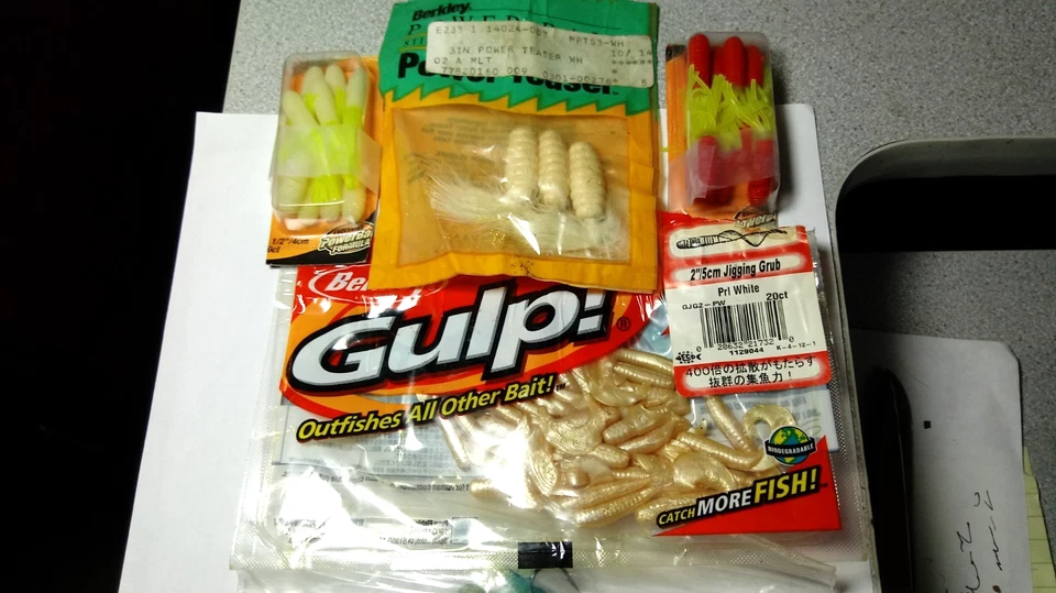 BERKLEY=LARGE LOT= JIGS, SWIMBAITS, JIGGING GRUBS, POWER TEASERS, ALL NEW - Image 2 of 3