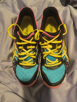 ASICS Gel Flashpoint Multicolor Volleyball Shoes Women's Size 6 B256N