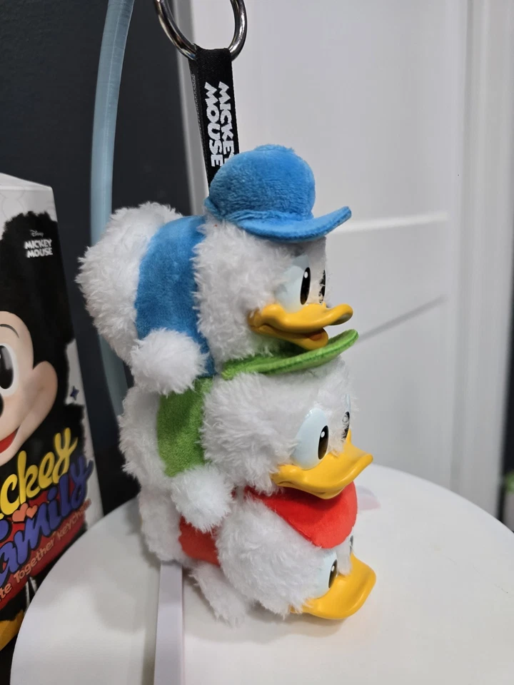 POP MART Disney Микки и друзья винил лицо скрытый - Хьюи Дьюи и Луи новый - Изображение 2 из 4