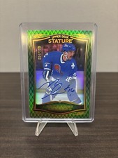 Upper Deck 2023-24 Stature Michel Goulet #29 Auto Green /199 Nordiques