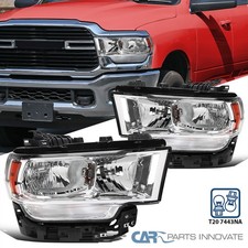 Fits 2019-24 Dodge Ram 2500 3500 4500 5500 Headlights Corner Signal Halogen Lamp