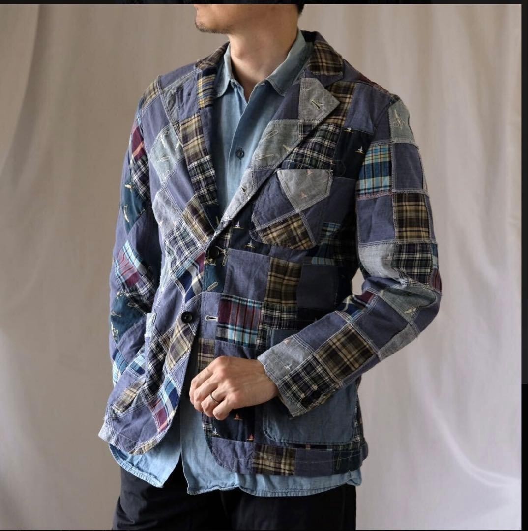 Engineered Garments BEAMS Patchwork Denim Jacket - image 1