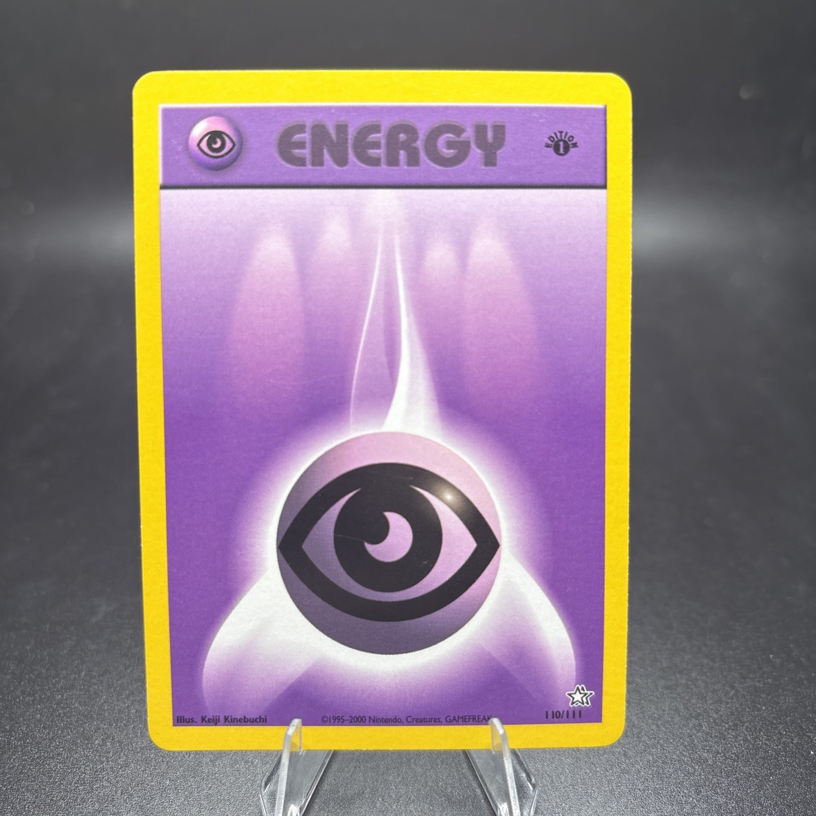 Psychic Energy 110/111 1st edition Near Mint NM Neo Genesis Pokemon Card WOTC -j