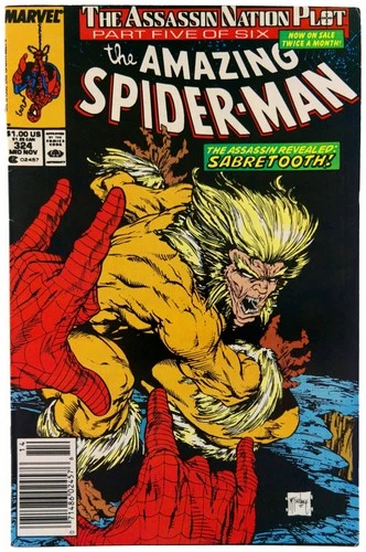 Amazing Spider-Man #324 1989 Marvel Comics FN+ Comic Book Newsstand
