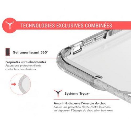 Force Case Funda Reforzada para Galaxy J5 2017 LIFE, Transparente - Imagen 3 de 4