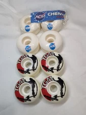 Skateboard Wheels 2 Sets Of 4 Acid Chemical And TGM As Pictured Read Description
