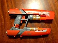Hasbro NERF Marvel Guardians Starlord Quad Blaster Gun Tested Works Great