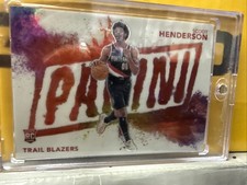 This is a Panini 2024 Scott Henderson color blast out of 44 