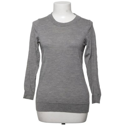 J.Crew, Strickpullover, Größe: S, Grau, Merinowolle, Einfarbig, Feinstrick #NPV