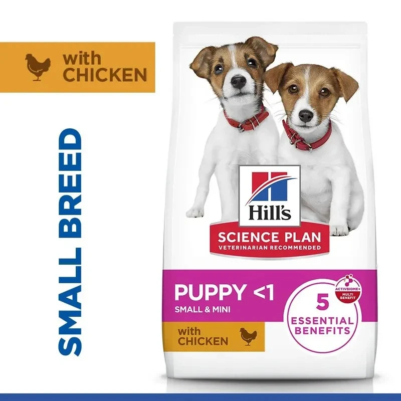 Hills Science Plan Puppy 1 Small & Mini Breed Dry Dog Food (Chicken) All Packs