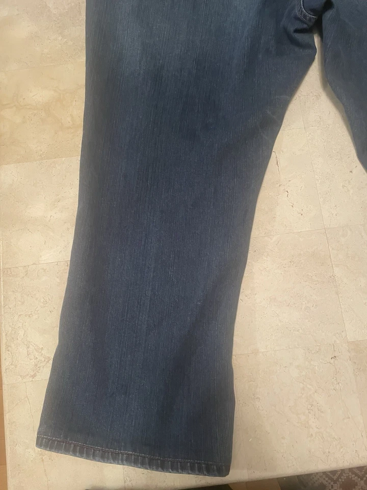 Pantalones de mezclilla Tommy Bahama de diseñador auténticos para hombre 48x30 azul lavado medio Foto 4 de 4