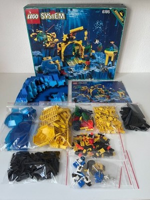 LEGO Aquazone: Neptune Discovery Lab (6195) - 100% COMPLETE + BOX - CHECKED