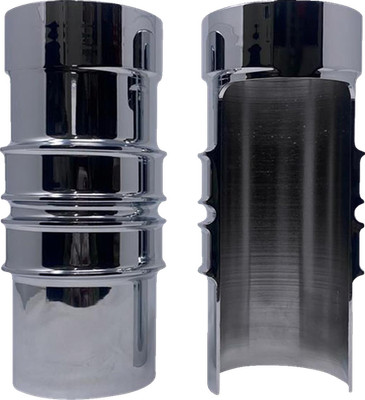 Covingtons C1816-C Chrome Fat Ripper Fork Leg Bells Harley Electra Glide FLHTPI