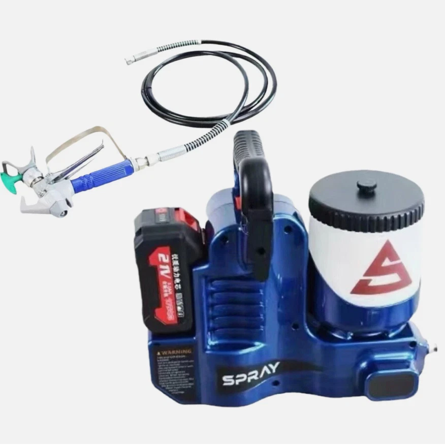 Pulverizador de pintura sin aire para pinturas de pared Makita barnices 18-21VBatteJQ Foto 2 de 4