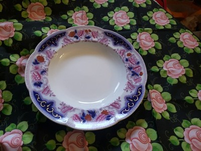 Antique Cauldon England Rimmed Soup Bowl For Albin Denk, Austria