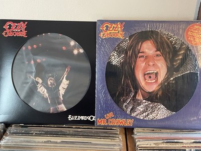 2 OZZY OSBOURNE Picture Discs 2011 Blizzard Of Ozz & 1982 Live Mr