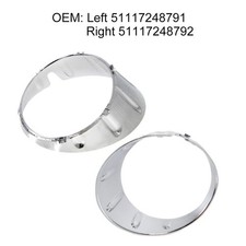 Front Fog Lamp Housing for BMW For MINI R56 R55 R57 for lci Models Silver ABS