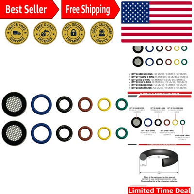 #ad Universal O Ring amp; Filter Kit 10 Durable Pieces for Efficient Pressure Washing $19.94