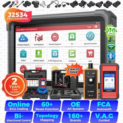 2026 X431 PRO3S+ ELITE PRO5 Car Truck Diagnostic Tool ECU J2534 Programming