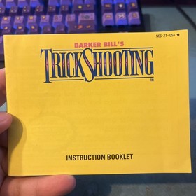 Barker Bill's Trick Shooting (NES) - Sin probar - Juego y manual