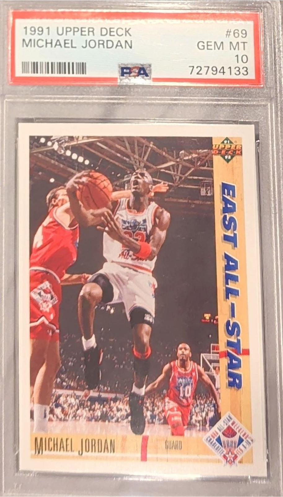 1991 Upper Deck #69 Michael Jordan PSA 10 GEM MT