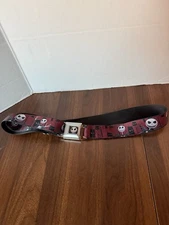 Buckle Down Nightmare Before Christmas Seatbelt Belt Size 24-38 Inches