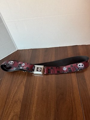 Buckle Down Nightmare Before Christmas Seatbelt Belt Size 24-38 Inches
