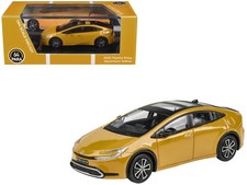 2023 Toyota Prius Maximum Yellow Black Top Sun 1/64 Diecast Model Car - Paragon