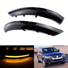 2x LED Spiegelblinker Schwarz 7L6949101C, 7L6949102C Für VW Touareg 7L 2007-2010