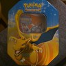 2009 Charizard Pokemon Tin Empty RARE - faded with scuffs