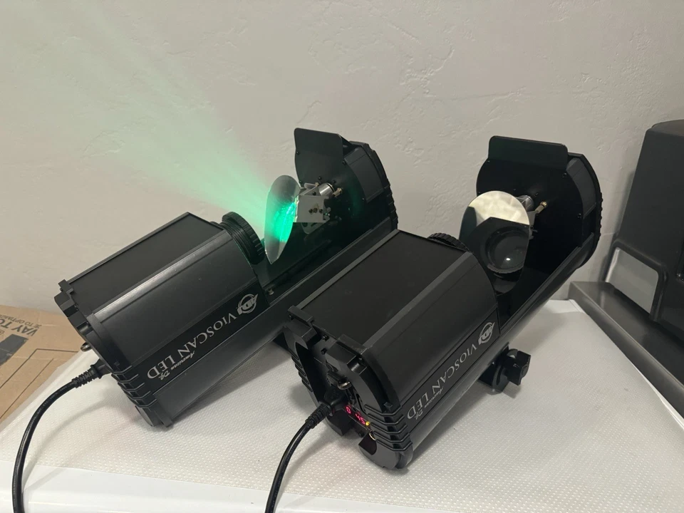 American DJ ADJ Vioscan LED Scan DMX RGBW Stage Scanner Beam Effect Dance Lights - Image 3 of 4