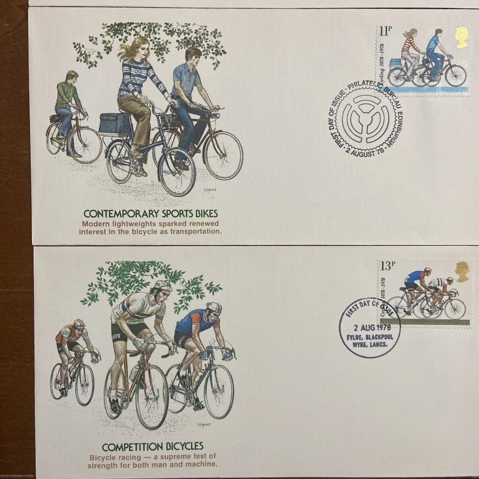 “A Century Of Cycling” First Day Covers Issued By Great Britain - Image 4 of 4