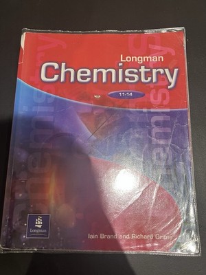 Longman Chemistry 11 14 Textbook   KS3 Science Book   Brand & Grime