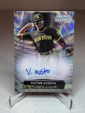 2022 Bowman Sterling Victor Acosta Wave Refractor Prospect RC AUTO /125 -SD, CIN