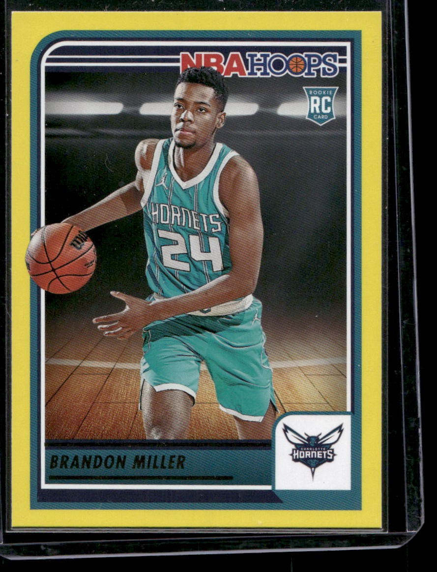 2023-24 Hoops #272 Brandon Miller Yellow